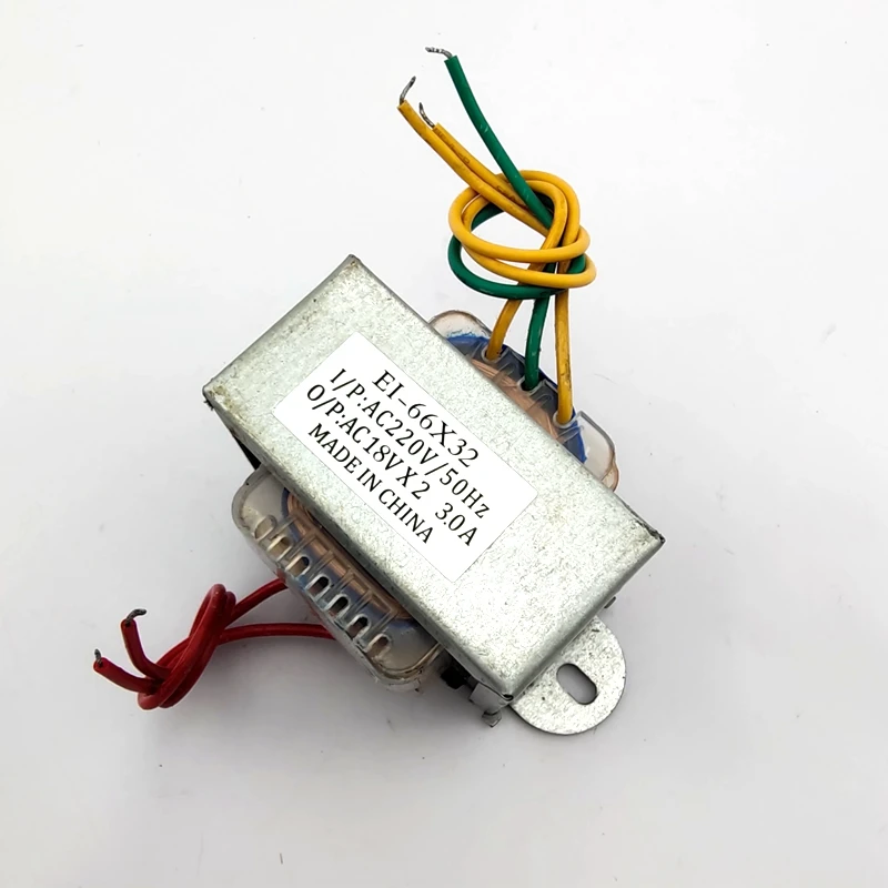 Transformador de Áudio Transformador de Potência v para Único e Duplo Volt Output Ac3a Áudio Retificador Elétrico Ei66 * 32 ca 40 w 220 18 v 4 Cheap Transformadores