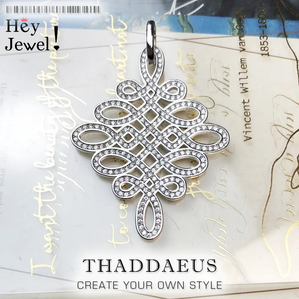 Кулон с любовным узлом 2019 совершенно новые модные бесконечные ювелирные изделия