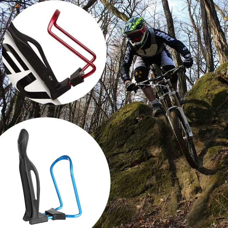 Алюминиевый сплав велосипедный чайник держатель для бутылки Регулируемый MTB дорожный велосипед Удобный монтируемый водный зажимы для бутылки для BMX реквизит