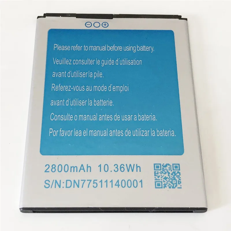 3 7 V 2800mAh 10.36Wh S/N:DN77511140001 Размер: 76mmX57mmX4mm для батареи JIAKE V5 V6 V11|3.7v 2800mah|jiake v5jiake battery |