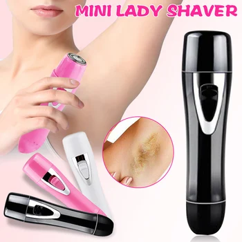

Mini Women Electric Hair Removal Device Legs Hand Mini Underarm Hair Shaver Women Bikini Underarm Body Hair Remover Epilator