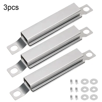 

3Pcs Adjustable Barbecue Steel Carryover Tubes Stainless Steel Grill Heat Plate Channel Burner Replacement Parts for Gas Grill