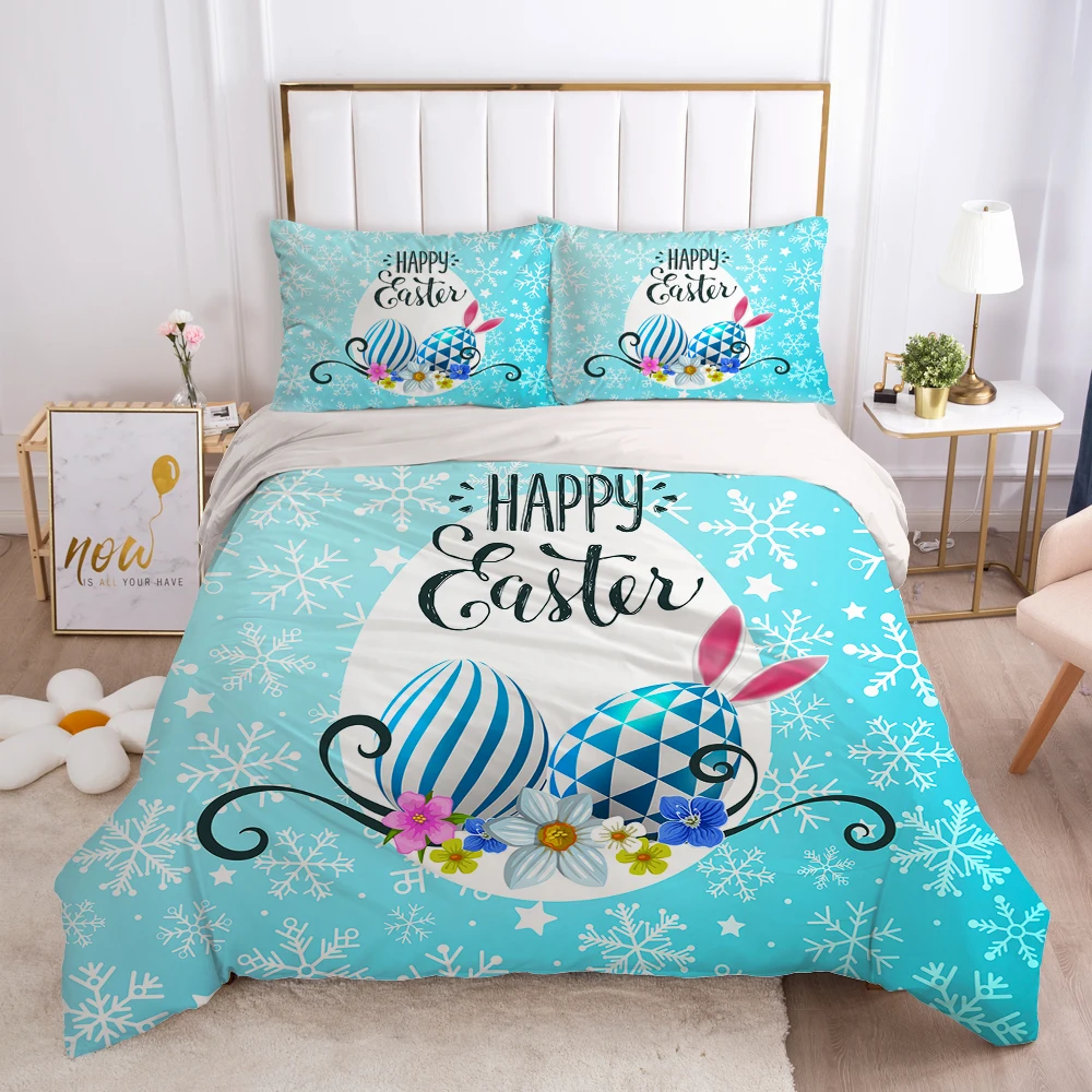 2/3pcs �̺� Ŀ�� ��Ʈ ���� ���̽� ħ�� ��Ʈ �� ŷ ���� ħ�� ��Ʈ 220x240 140x200 240x260 ħ�� ��Ʈ Eastey White rabbit