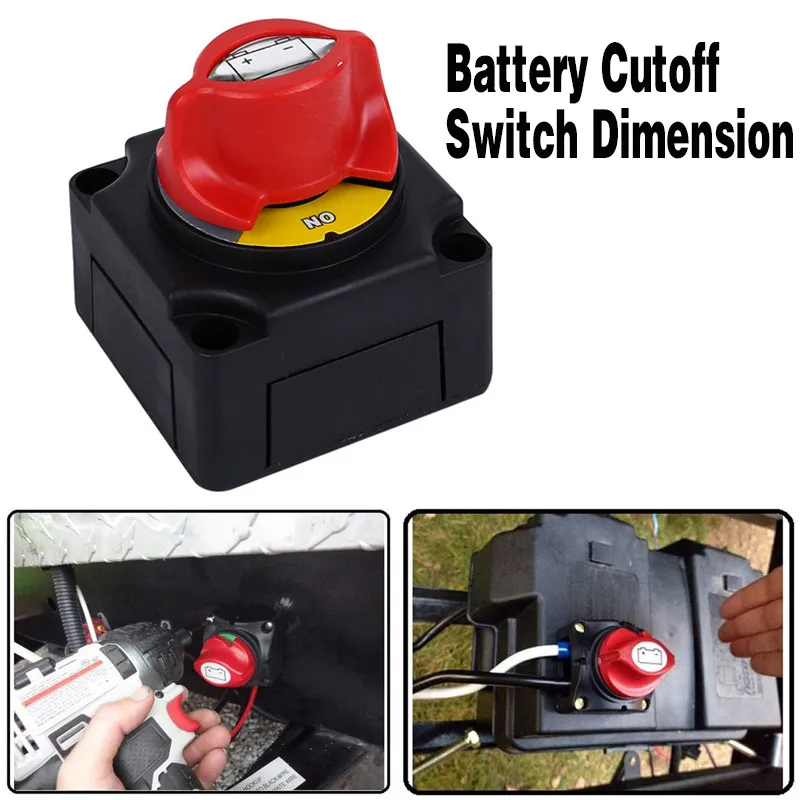 

Car Auto 12V-60V 100A-300A RV Marine Boat Battery Selector Isolator Disconnect Rotary Switch Cut