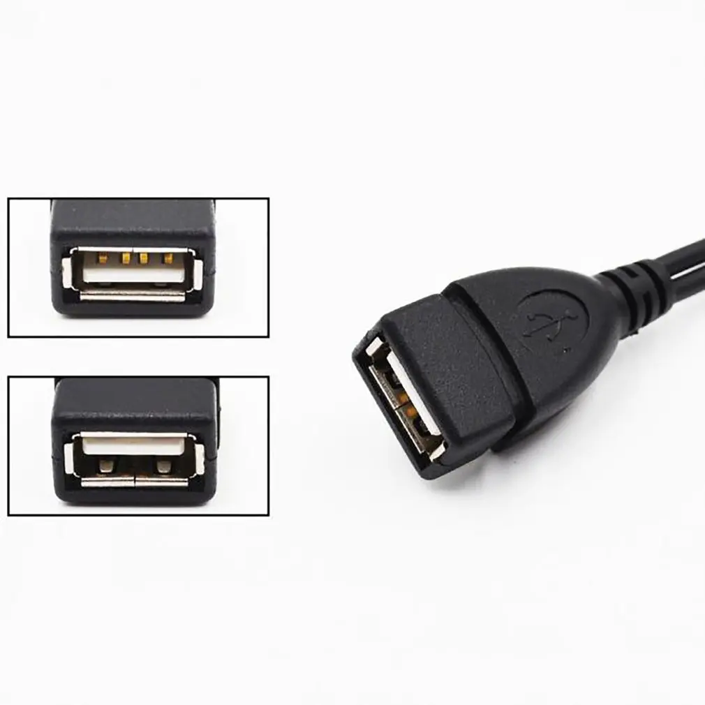 1 в 2 OTG Micro Usb Host power Y Splitter Usb адаптер для Mirco 5 Pin женский и мужской кабель прочный Micro USB OTG кабель