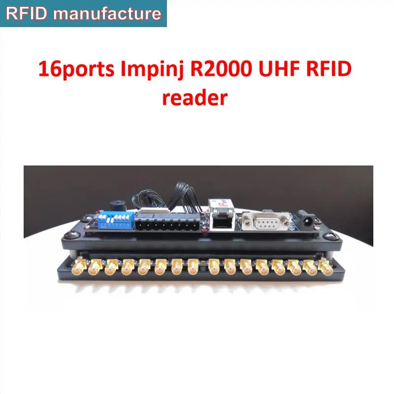 Считыватель чипов rfid 868 МГц 16 портов UHF TCP/IP или rs232 | Безопасность и защита