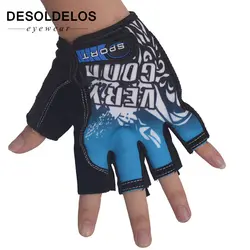 DesolDelos классические спортивные перчатки полупальцевые митенки для улицы очень хорошие буквы перчатки без пальцев спортивные мужские и