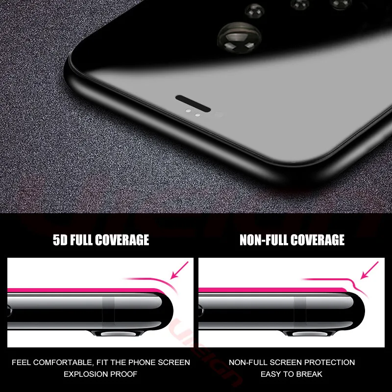 Закаленное стекло для iphone 11 pro X XR XS MAX 8 7 6 6S plus SE 2020 Защитная пленка экрана телефона