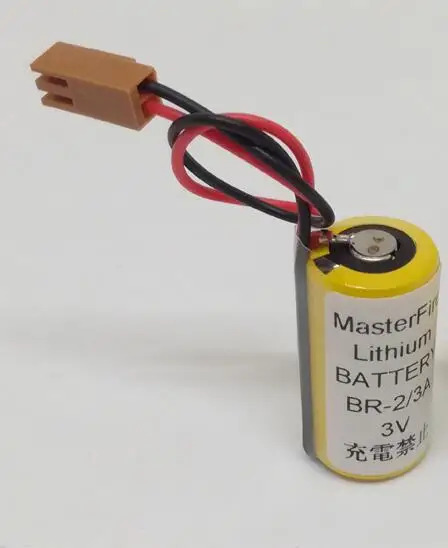 MasterFire 10 шт./лот новая версия аккумулятор для panasonic BR-2/3A 3V PLC литиевые батареи с двумя пробки