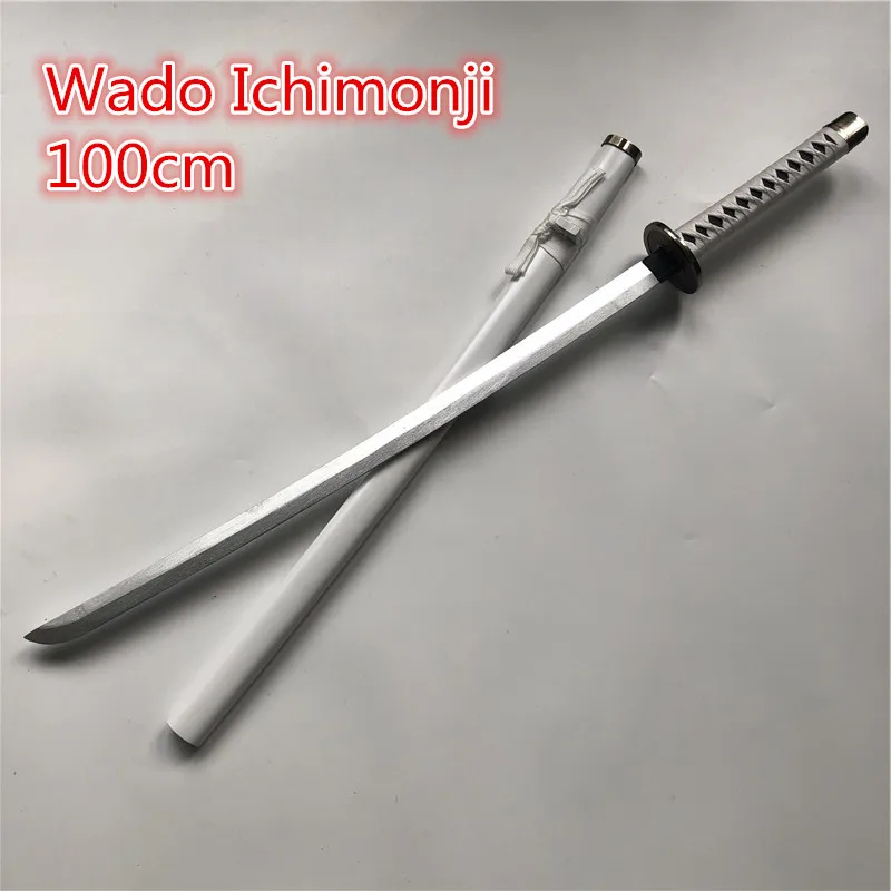 Anime Cosplay Wado Ichimonji 1:1 Roronoa Zoro Sword Weapon Armed Katana Espada Wood Ninja Knife Samurai Prop Toys 100cm | Дом и сад