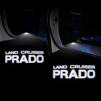 

2pcs For Land Cruiser Prado 120 150 HighLander RAV4 Corolla Camry Sienna Reiz Harrier Prius Prado Logo Shdow Light Foot Lamp