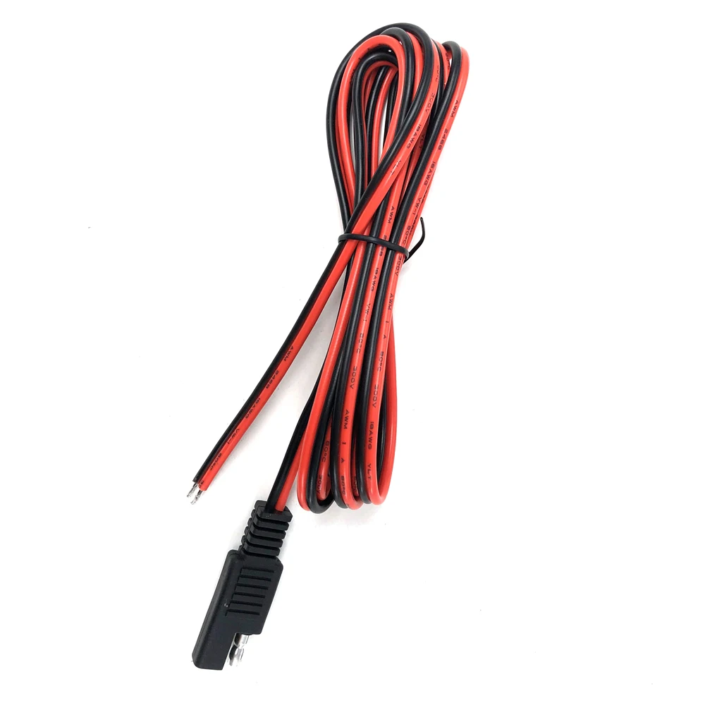 Автомобильный удлинитель вилка SAE 200 см Power 18AWG быстроразъемный штекер для