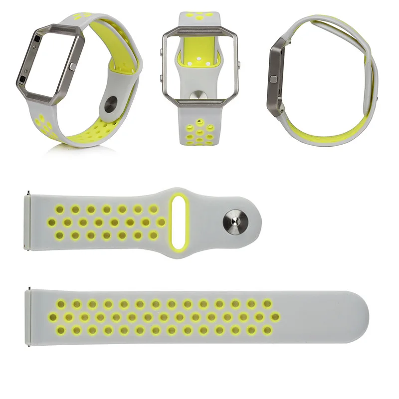 Fohuas для fitbit Blaze полосы мягкого силикона замена спортивный ремешок для fitbit Blaze на смарт-часы фитнес No Frame