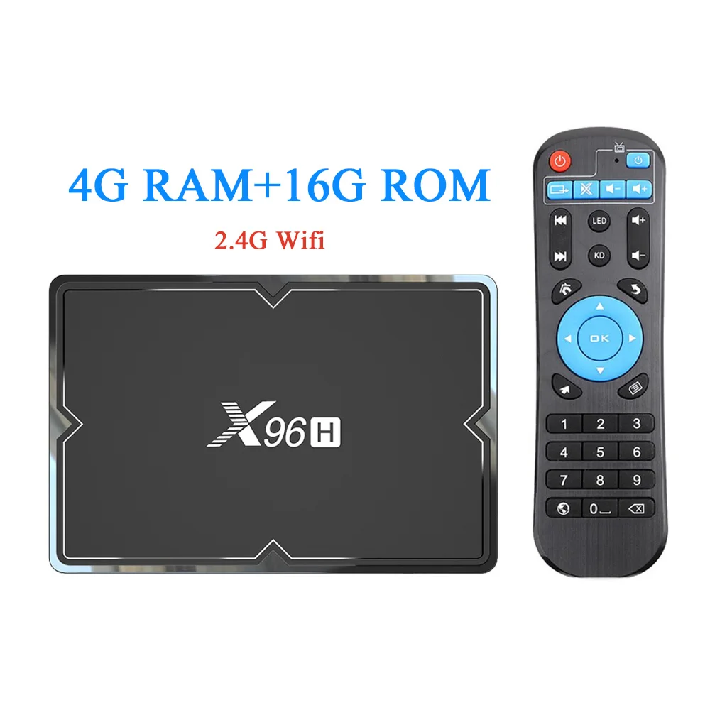 X96H Smart tv BOX X96 mini Android 9,0 Box 4 Гб 64 Гб Allwinner H603 Dual wifi 4K Netflix Youtube телеприставка IP tv Bluetooth 4,1 - Цвет: 2GB 16GB