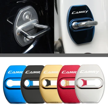 

Car Styling Lock Covers For Toyota camry 40 50 2007 2008 2009 2018 Protective And Decoration Car Accessories Sticker