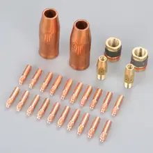 26 шт. MIG сварочный пистолет аксессуар. 03" комплект подходит для Миллера M25 M40 Хобарт H пистолет