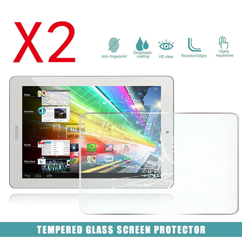 2Pcs Tablet Tempered Glass Screen Protector Cover for Archos 97 97b Platinum HD 9.7&quot Film | Компьютеры и офис