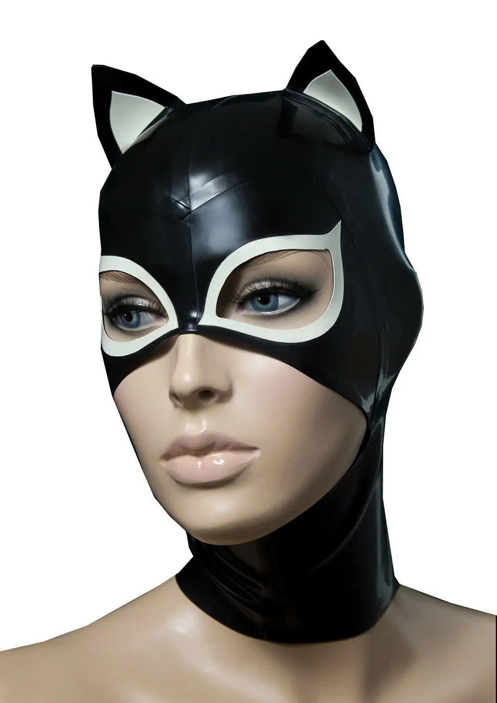 Full Mask Cat Costume Woman | Woman Latex Mask Fetish | Rubber Mask - Sexy Woman - Aliexpress
