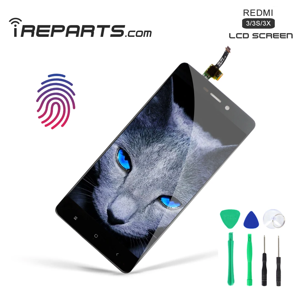IREPARTS сенсорный экран для Xiaomi Redmi 3 ЖК дисплей 3s Pantalla 3x Замена + Бесплатные