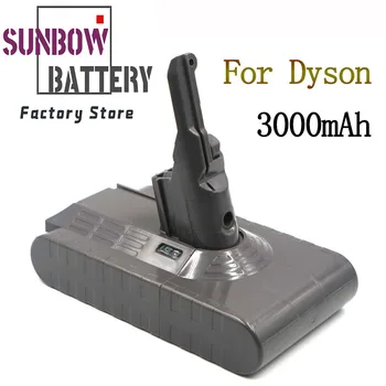 

3000mAh 21.6V Li-ion Replacement For Dyson V8 Absolute Animal SV10 Vacuum Cleaner Rechargeable L70