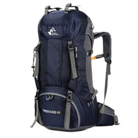 60L Man&Woman Hiking Camping Backpacks Waterproof Hike Travel Outdoor Bag For Climbing Trekking Sports Rucksack Bags Rain Cover 1