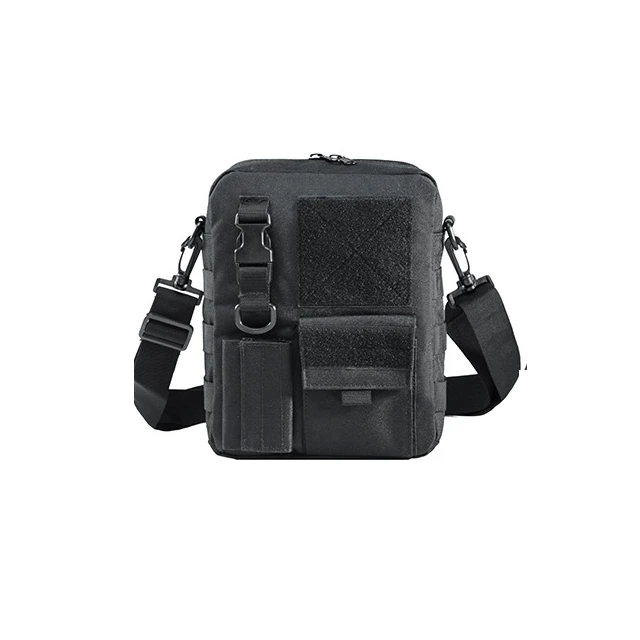 Военный тактический рюкзак для путешествий, многофункциональный, для занятий спортом на открытом воздухе, скалолазание, приключения, охота, камуфляж, наплечная косая сумка - Цвет: Black