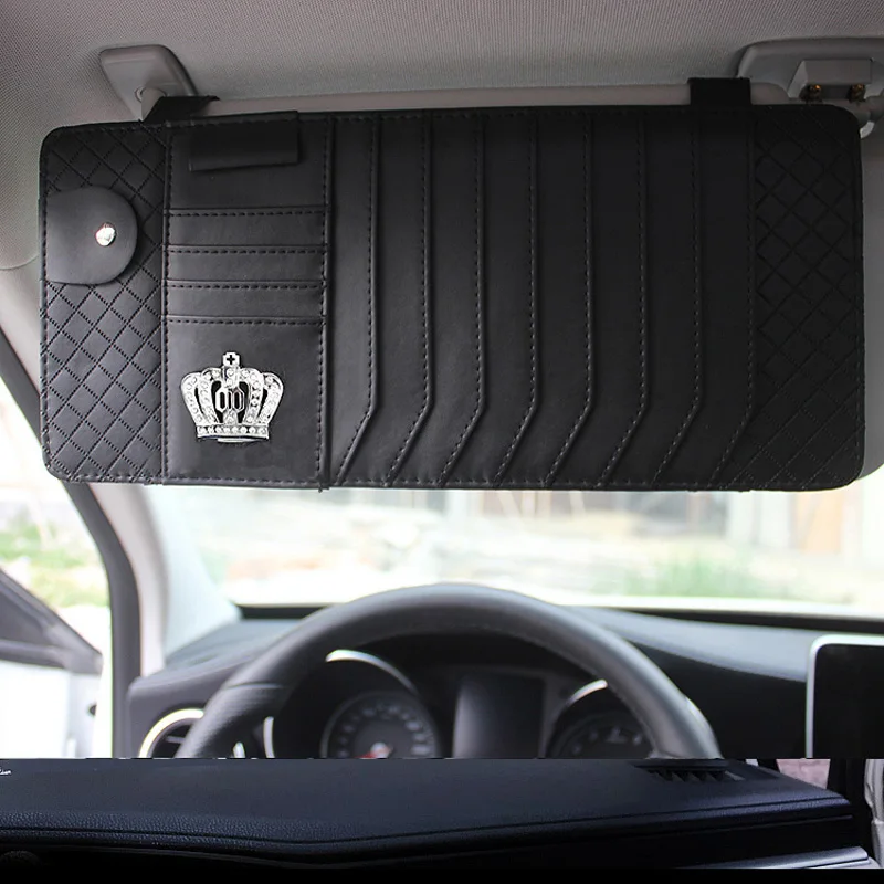 Universal-Crown-Car-Sun-Visor-Organizer-Holder-Multi-Use-PU-Leather-Storage-Bag-Case-for-CD-Card-Glasses-Car-21