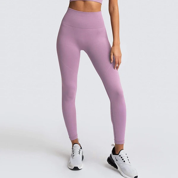 Solid Leggings Women Seamless Fitness Slim High Waist Leggings Push Up Gym Workout Women Clothing Running Anti Cellulite Pants pink leggings