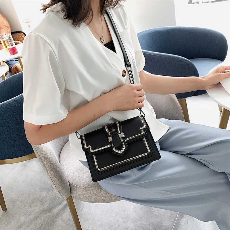 

Wheat spike England style style small fresh women's bag2019 one-shoulder bag