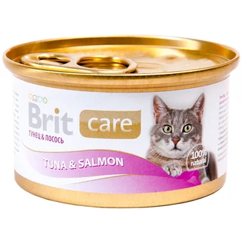 

BRIT BRIT CARE CAT TUNA & SALMON for adult cats with tuna and salmon 80g