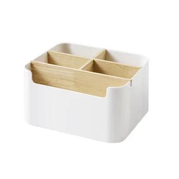 

Multipurpose Desk Organizer Desktop Stationery Storage Box Remote Control Holder