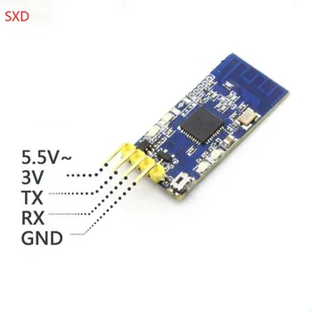 

Free shipping 5pcs WIFI 2.4g wireless serial port transceiver module CC2530 data transmission point-to-point broadcast TTL mode