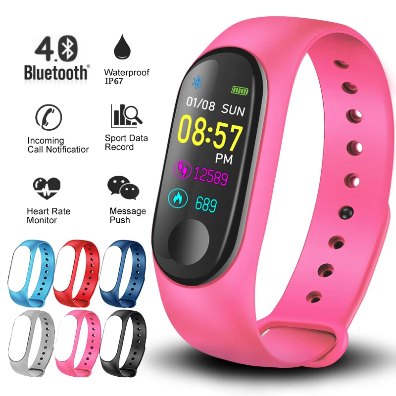

LIGE Smart bracelet Women Sport Waterproof Smart Watch Men Blood Pressure Heart Rate Monitor Smart Wristband Fitness tracker