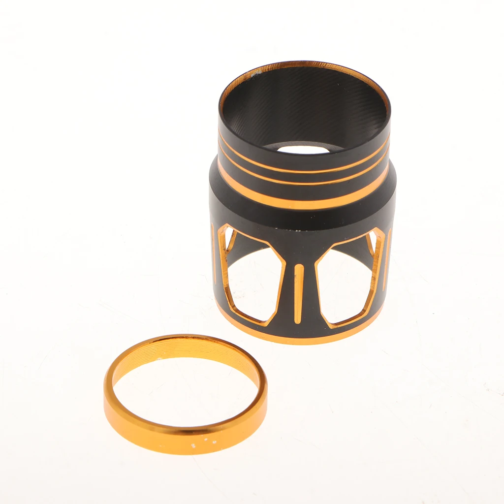 Lightweight Spinning Rod Reel Seat Locking Nut Insert Trim Ring DIY Fishing Rod Building Components