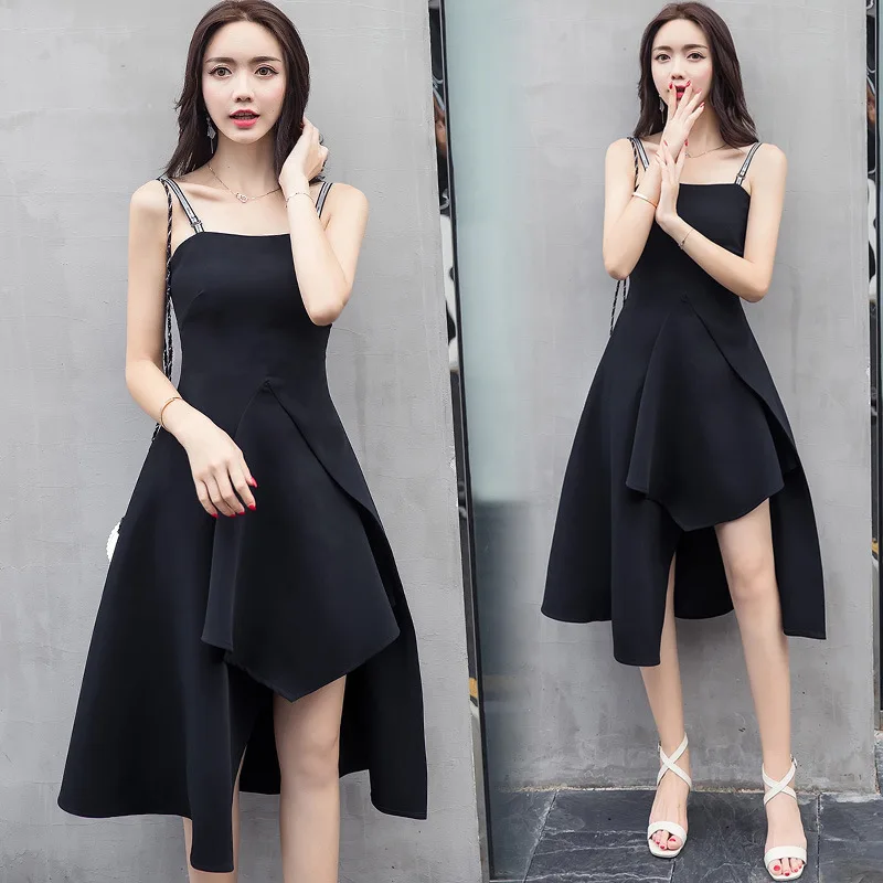 

2019 New Style Summer Strapped Dress Nightclub WOMEN'S Dress Evening Show Skirt Women's Mini Dress Sexy Goddess Elegant Dress