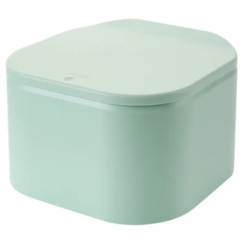 

LEYIJIA Desktop Press Type Elastic Cover Nordic Small Trash Can Small Covered Lazy Living Room Table Mini Desk