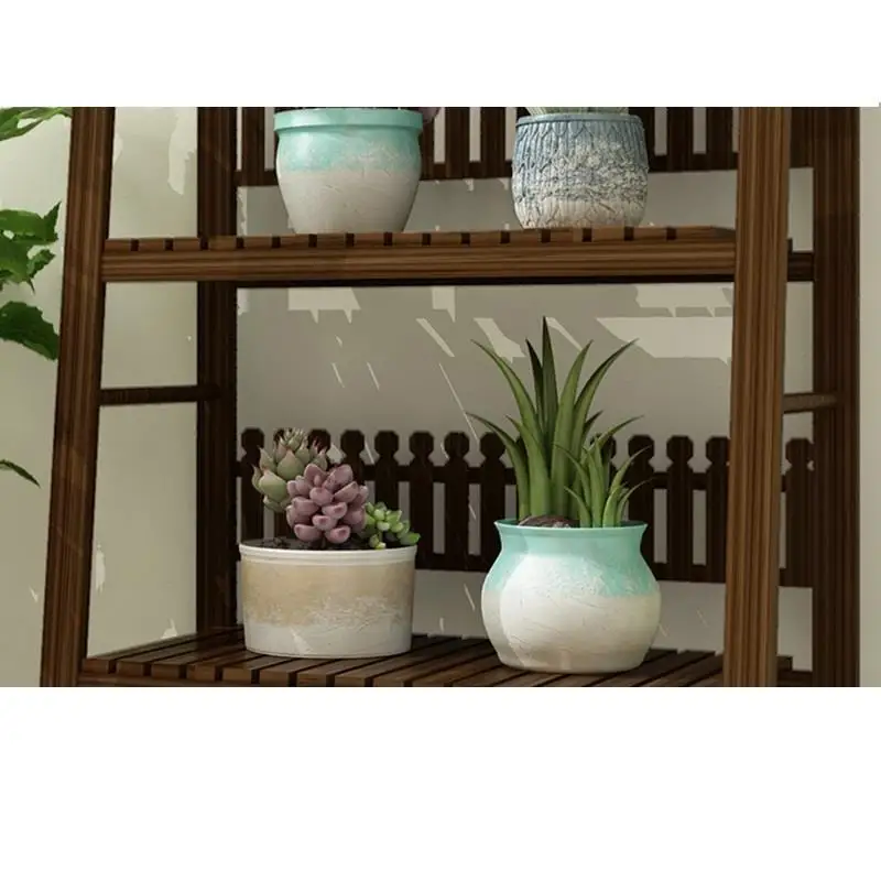 Porta Piante Estanteria Plantenrekken Estante Para Plantas деревянные полки для балконной стойки напольная