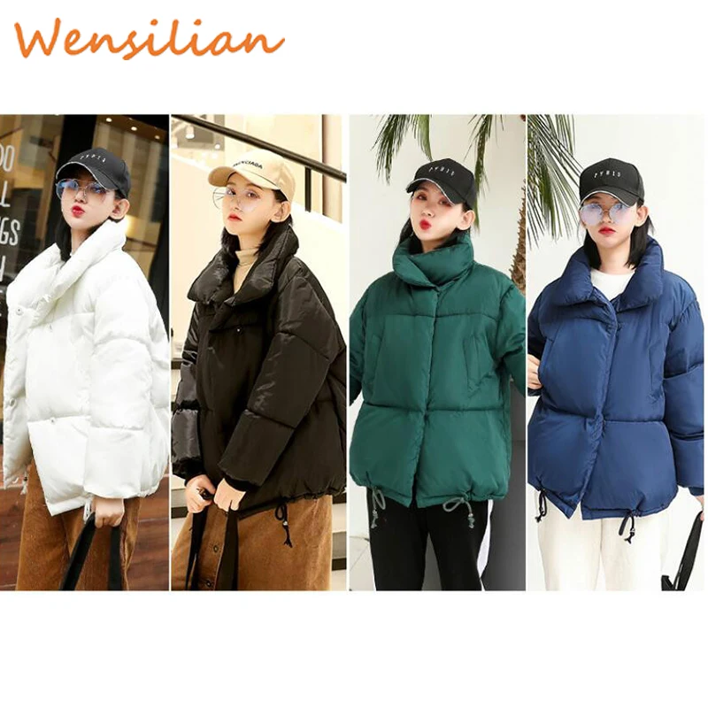 Winter Jacket Women Parkas Mujer Fashion Coat Loose Collar Jacket Women Autumn Parka Warm Casual Clothes Plus Size Overcoat