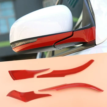 

Left and Right Red ABS Exterior Rear View Mirror Base Cover Trim fit for Jeep Compass 2017 2018 2019 2020