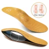 Unisex Premium Leather Orthotic insole for Flat foot Shoe Insoles High Arch Support orthopedic Pad for Correction OX Leg Health ► Photo 3/6