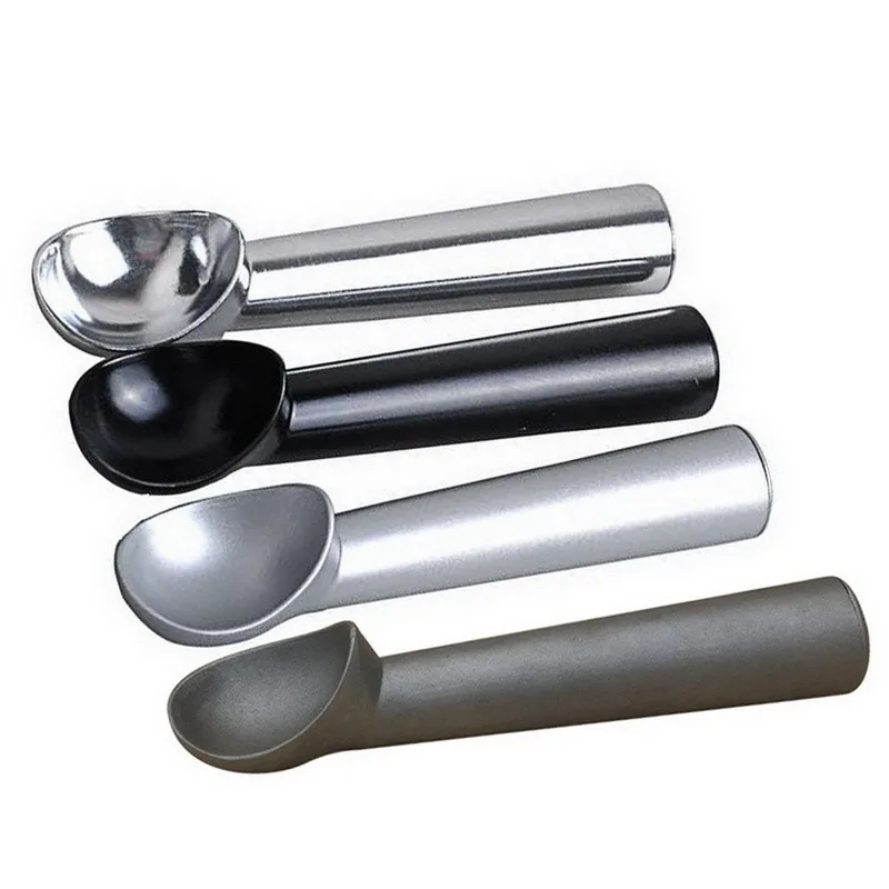 Ice Cream Scoop Kitchen Deluxe Metal Non-Stick Anti-Freeze Ice Cream Scoops Spoon 180mm Long
