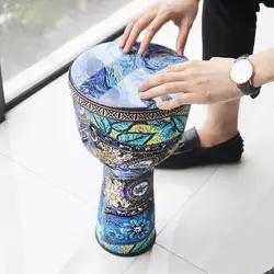 8 Inch / 10 Inch High Quality Professional African Djembe Drum Colorful Wood Good Sound Traditional Musical Instrument