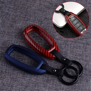 

DWCX Smart Key Case Cover Holder Shell Fit For Hyundai Elantra GT I30 Grandeur IG Azera Ix35 Solaris Accent Santa 2018 2019