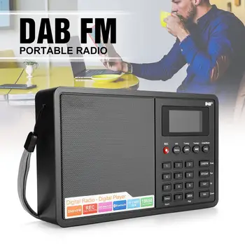 

1.8 Inch Portable FM DAB Radio Digital Multi Band Radio Speaker With TFT Display Stereo MP3 Music Player Support RDS