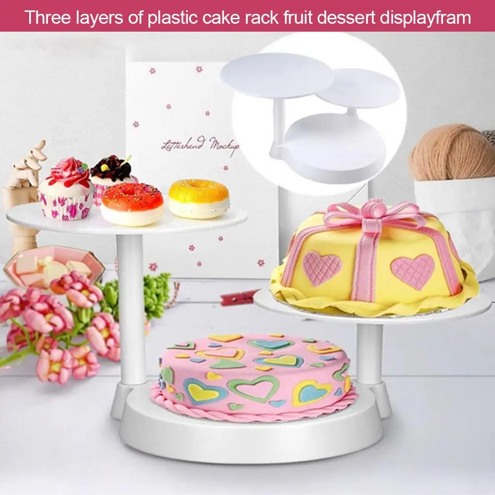 3-layer Cake Display Stand Rack Baking Cake Snack Pastries Fruit Stand Kitchen DIY Decoration Birthday Wedding Cake Display Rack 3-layer Cake Display Stand Rack Baking Cake Snack Pastries Fruit Stand Kitchen DIY Decoration Birthday Wedding Cake Display Rack