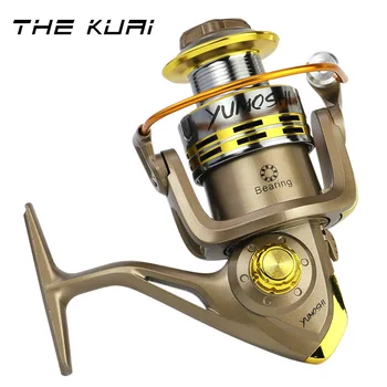 

Metal Spool Fishing Reel Spinning Fishing Reel 5.5：1 Speed Ratio 1000-7000 Series Carp Fishing Reel for Saltwater Wooden Grip
