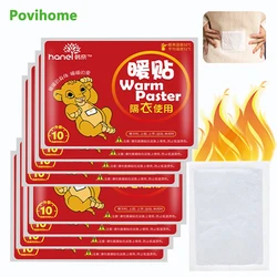 6-20Pcs Winter Adhesive Warm Plaster For Kids Adult Body Warmer Self-heating Patch Keep Waist Belly Back Warming Sticker Large
