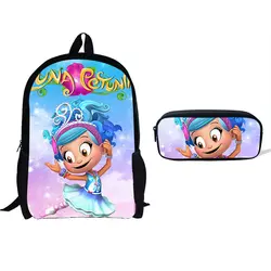 16 дюймов школьные сумки мультфильм Луна Петуния школьный рюкзак для девочек подростков детей Mochilas 2PS подарок