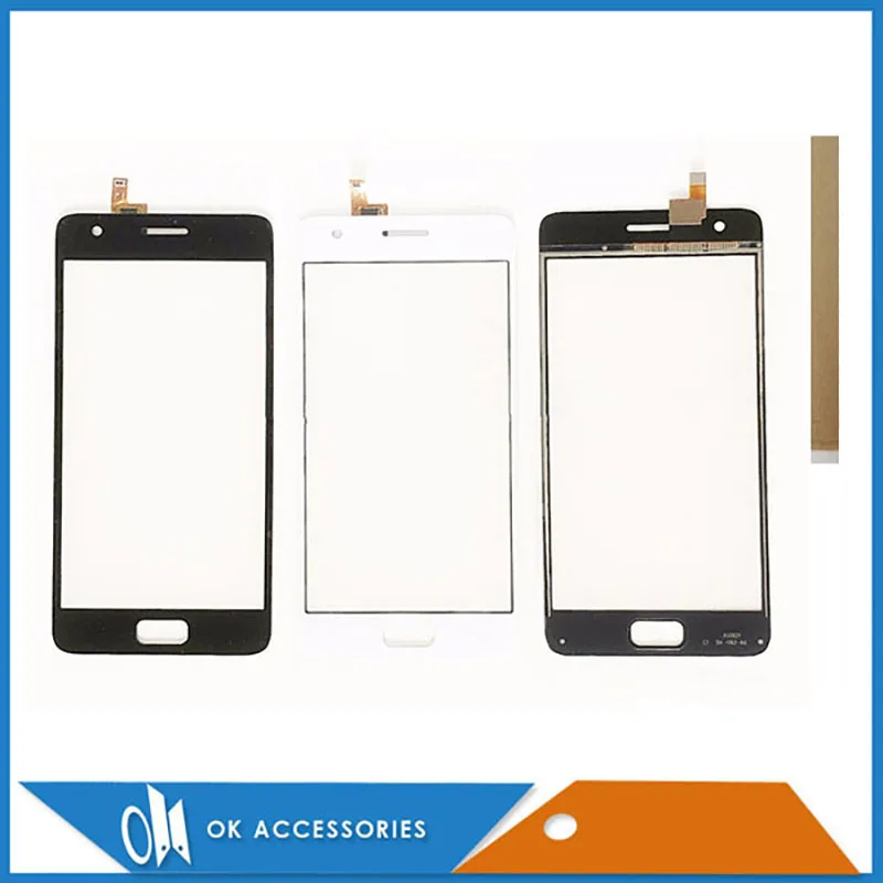 

5.0 Inch For Lenovo Zuk Z2 Z2131Touch Screen Digitizer Touch Panel Replacement Part Black White Color With Tape