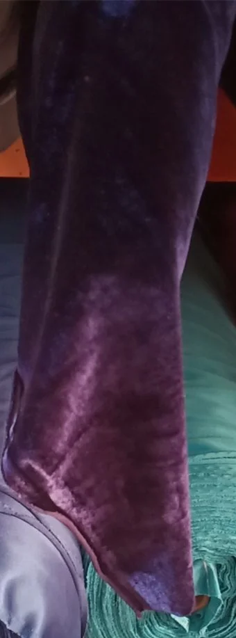purple Yiiya длинное вечернее платье с золотыми блестками, велюровые вечерние платья для женщин, элегантные вечерние платья размера плюс, robe de soiree LF144 - Цвет: purple